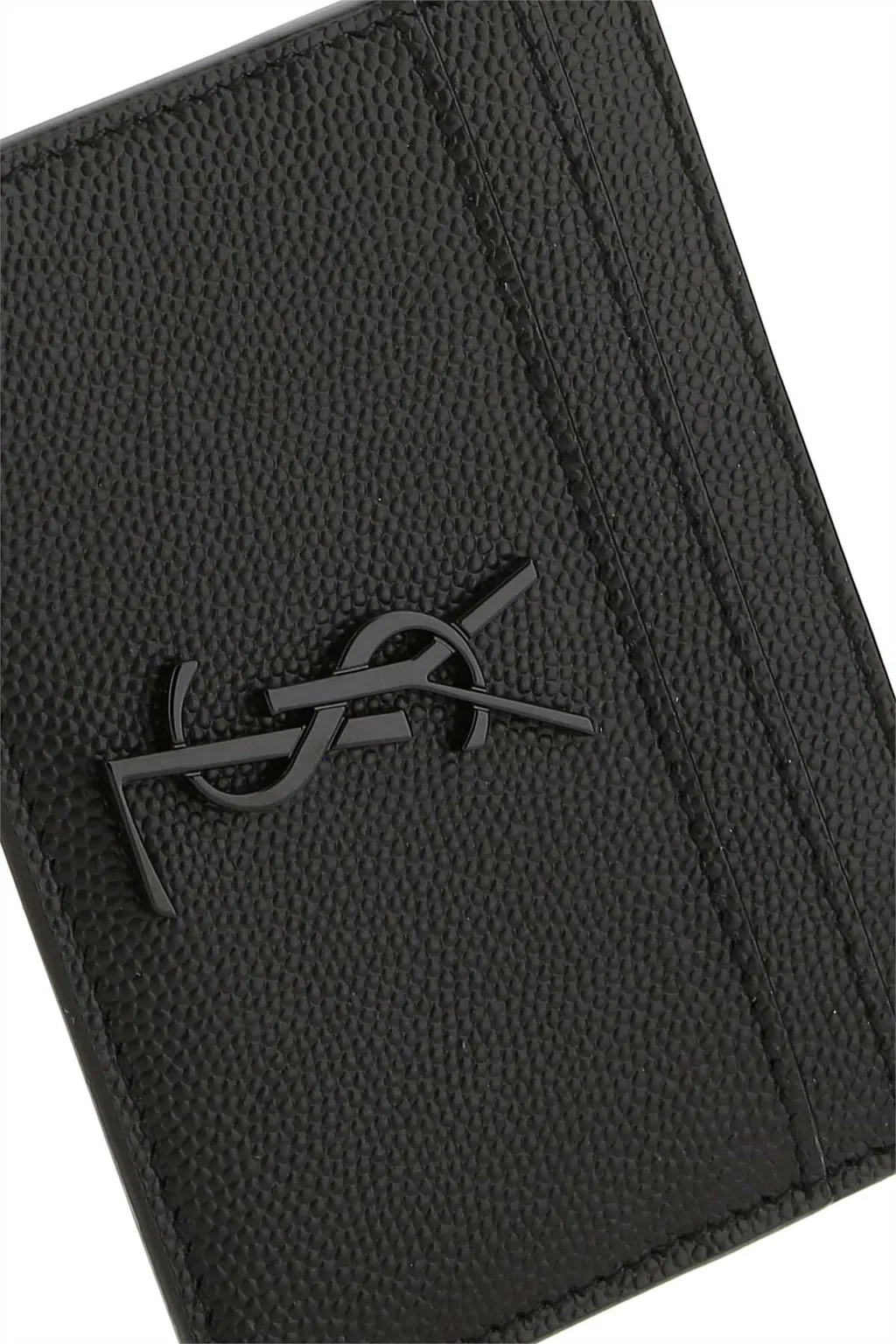 Saint Laurent Monogram Logo Plaque Card Holder