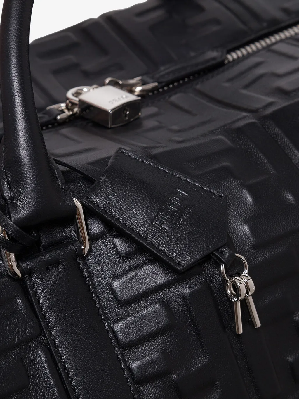 Logo-Embossed Holdall Bag