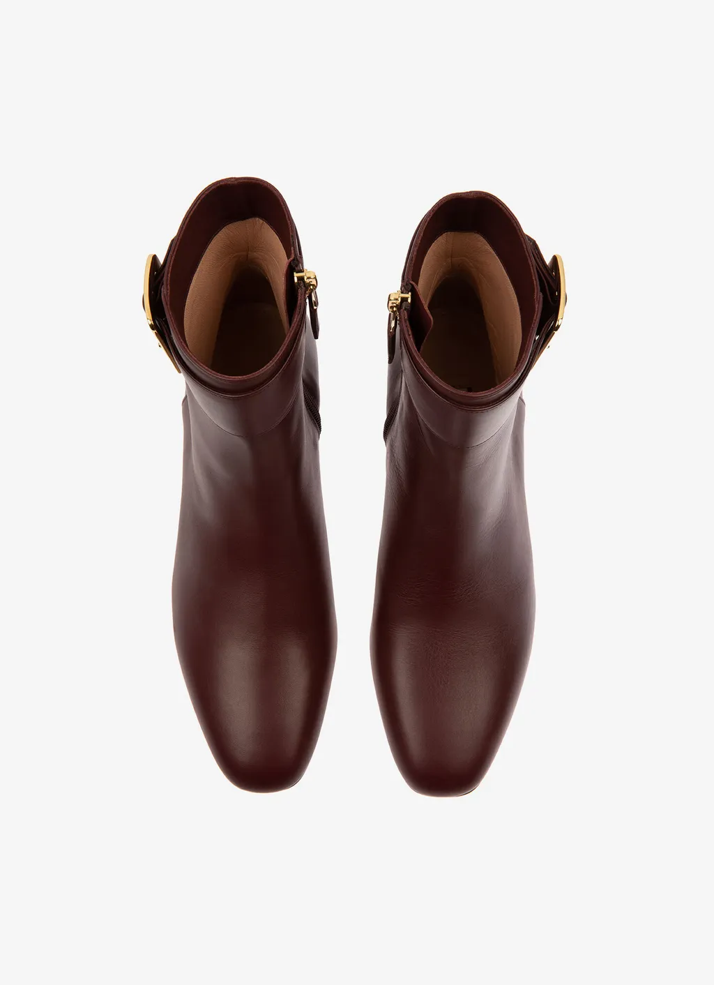 Jay Metal Square Button Boots