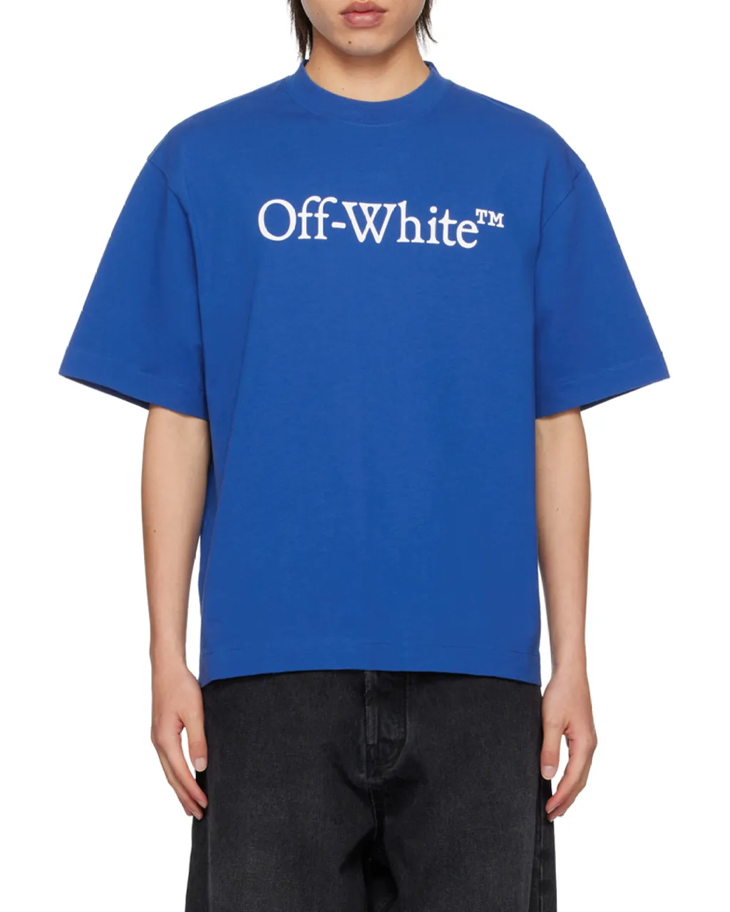 Off-White Big Bookish Skate Crewneck T-Shirt