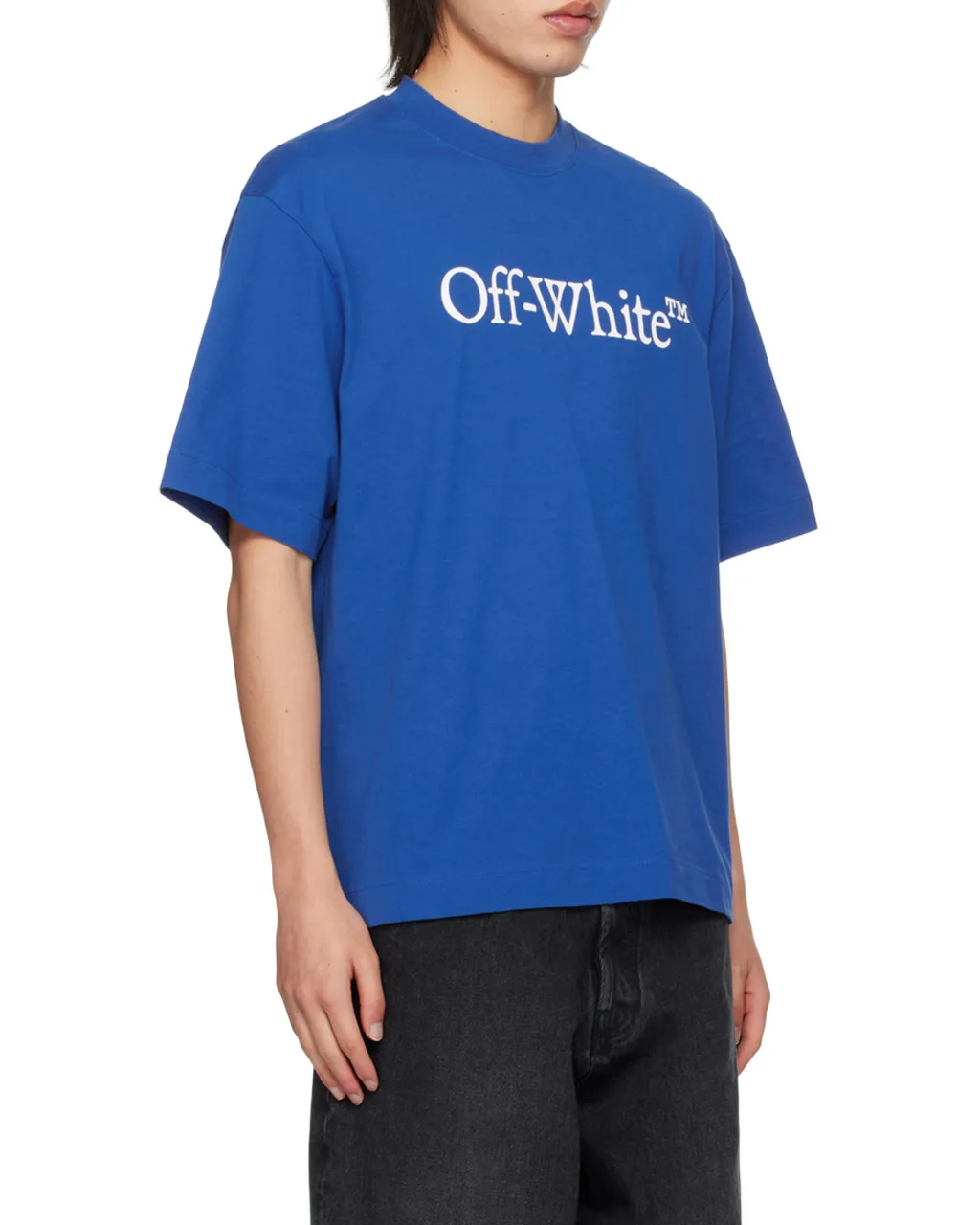 Off-White Big Bookish Skate Crewneck T-Shirt