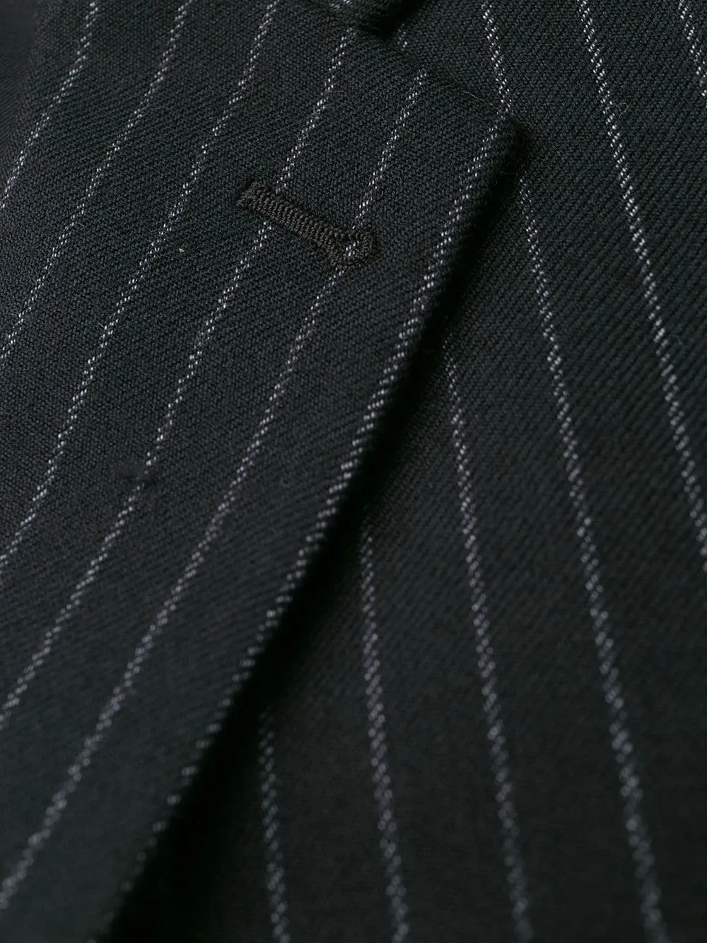 Pinstriped Buttoned Blazer