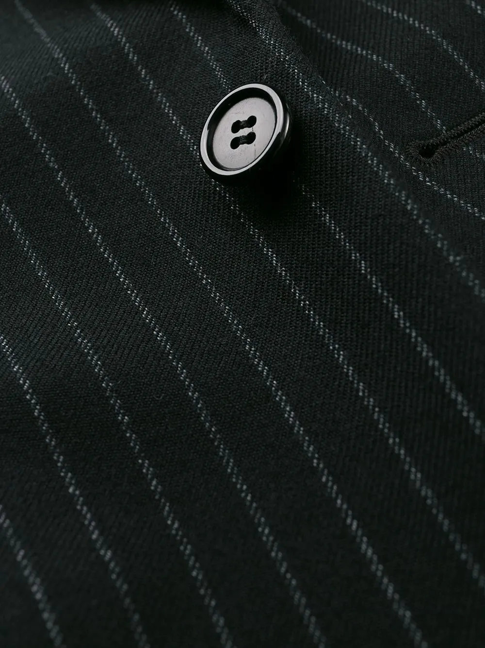 Pinstriped Buttoned Blazer