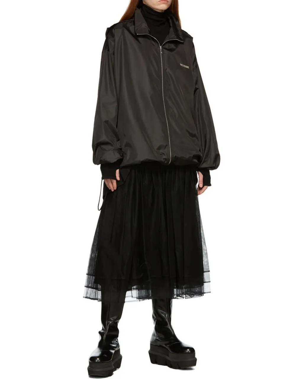 Logo-Print Hooded Jacket