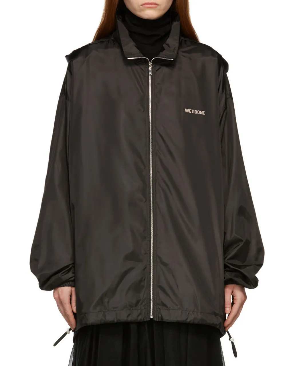Logo-Print Hooded Jacket