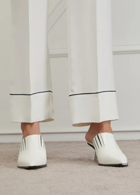 Loro Piana Straight Leg Satin Trousers