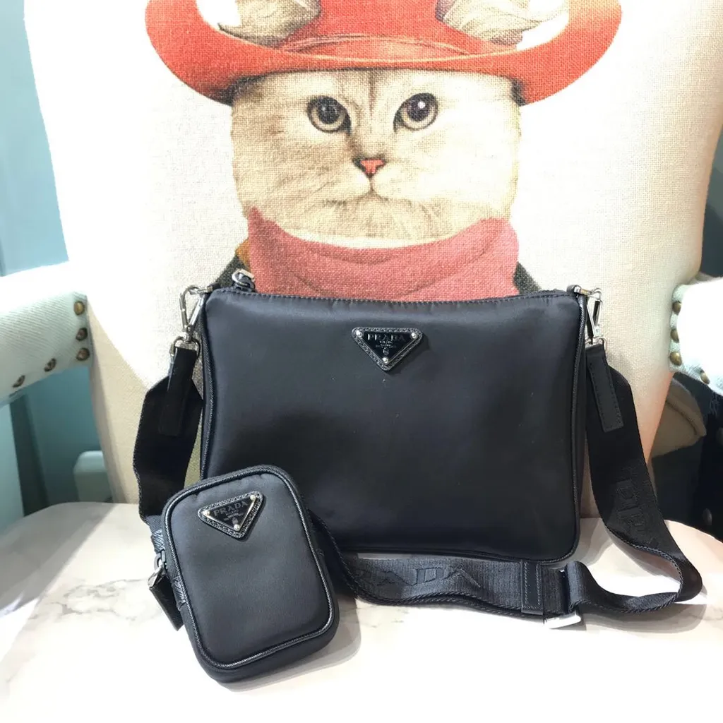 Saffiano-Leather Shoulder Bag