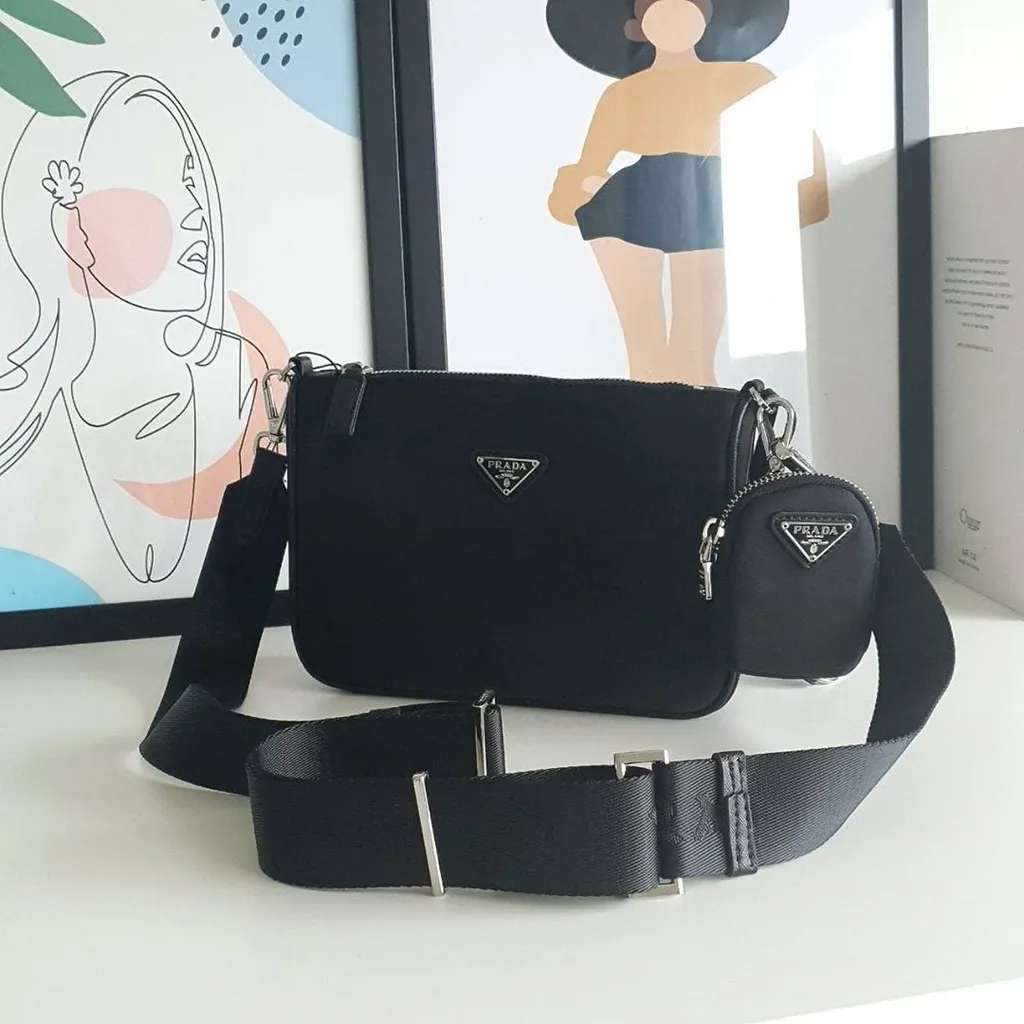Saffiano-Leather Shoulder Bag