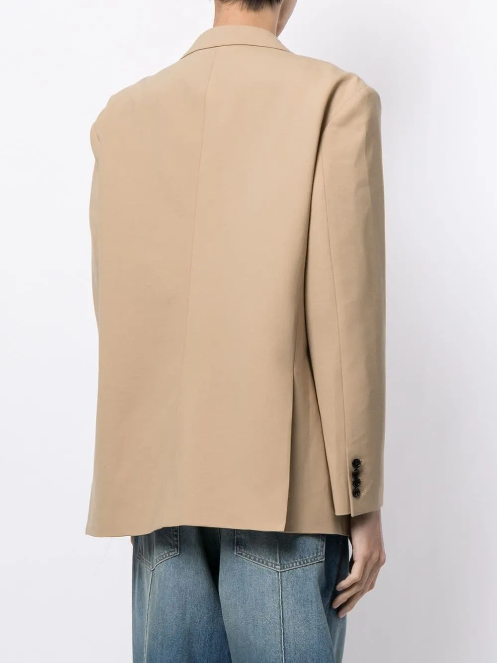 Logo-Patch Single-Breasted Blazer