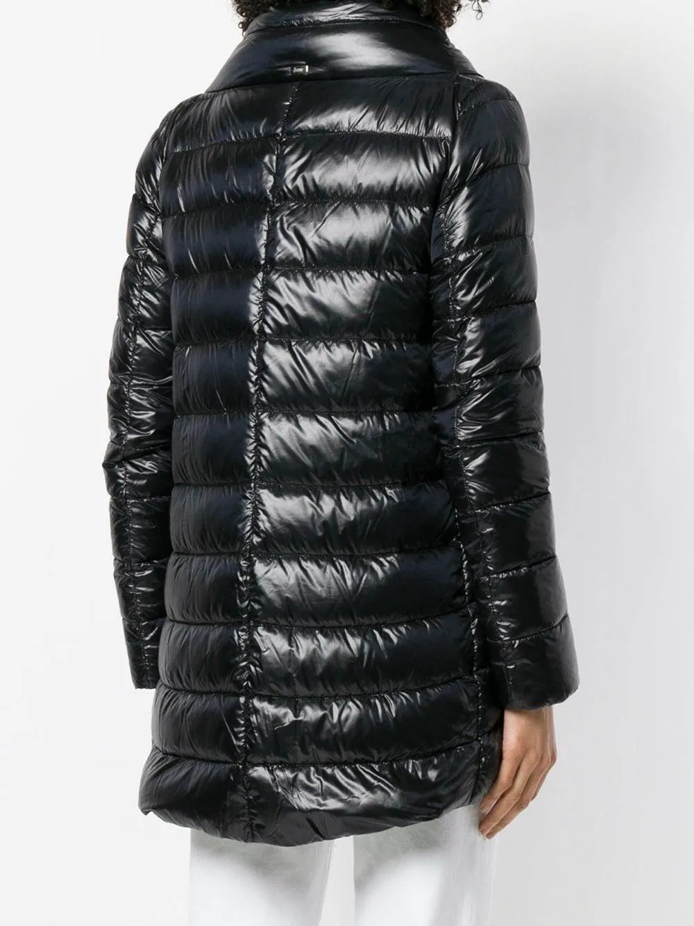 Black Quilted Down Jacket