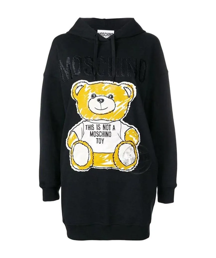 Bear Pattern Long Sweater