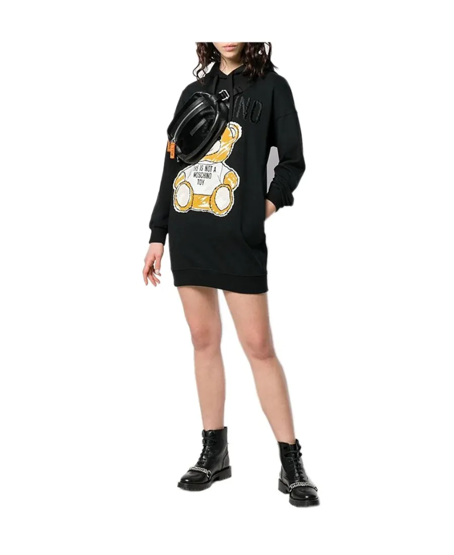 Bear Pattern Long Sweater