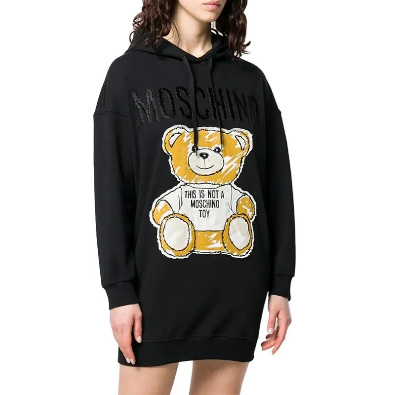 Bear Pattern Long Sweater