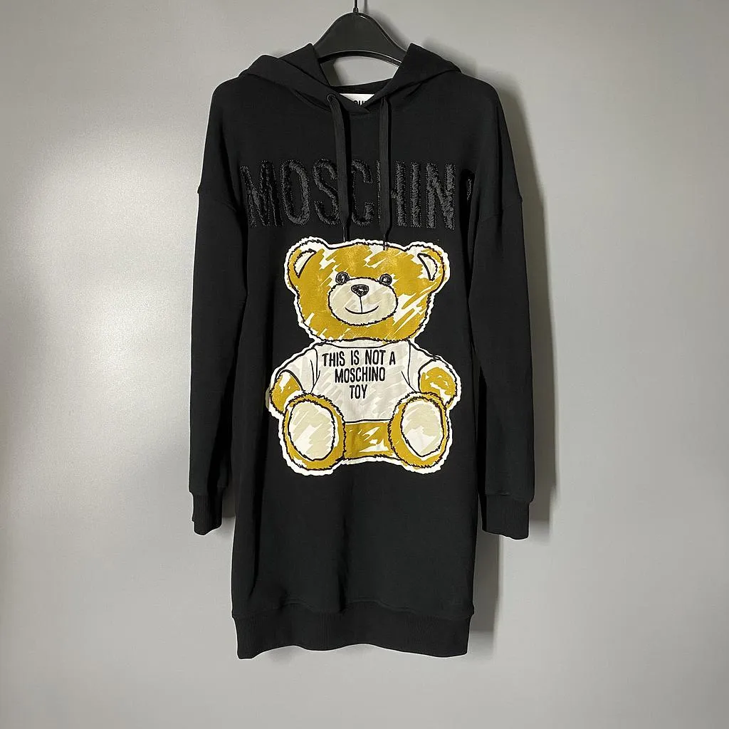 Bear Pattern Long Sweater