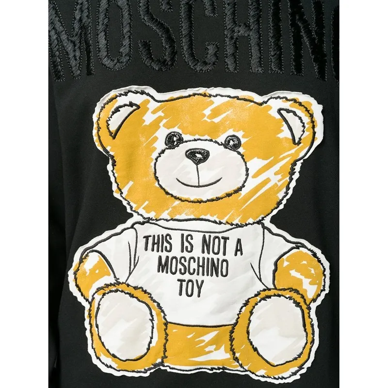 Bear Pattern Long Sweater