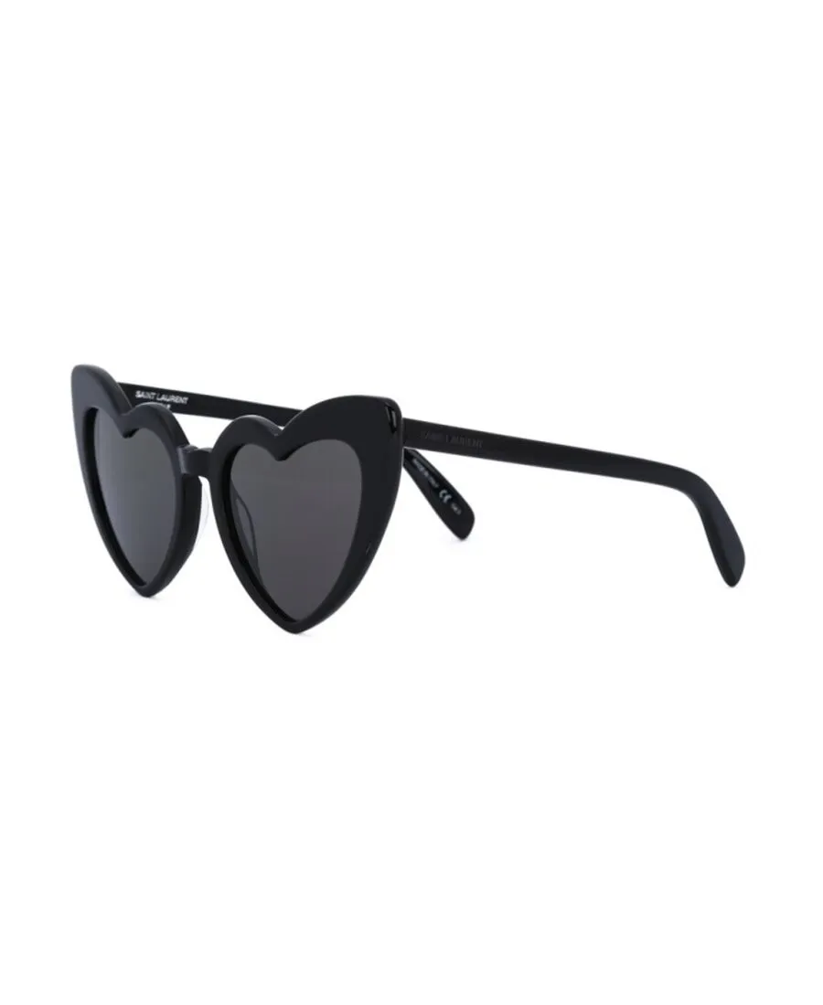 Saint Laurent Eyewear Loulou Heart-Shape Frame Sunglasses