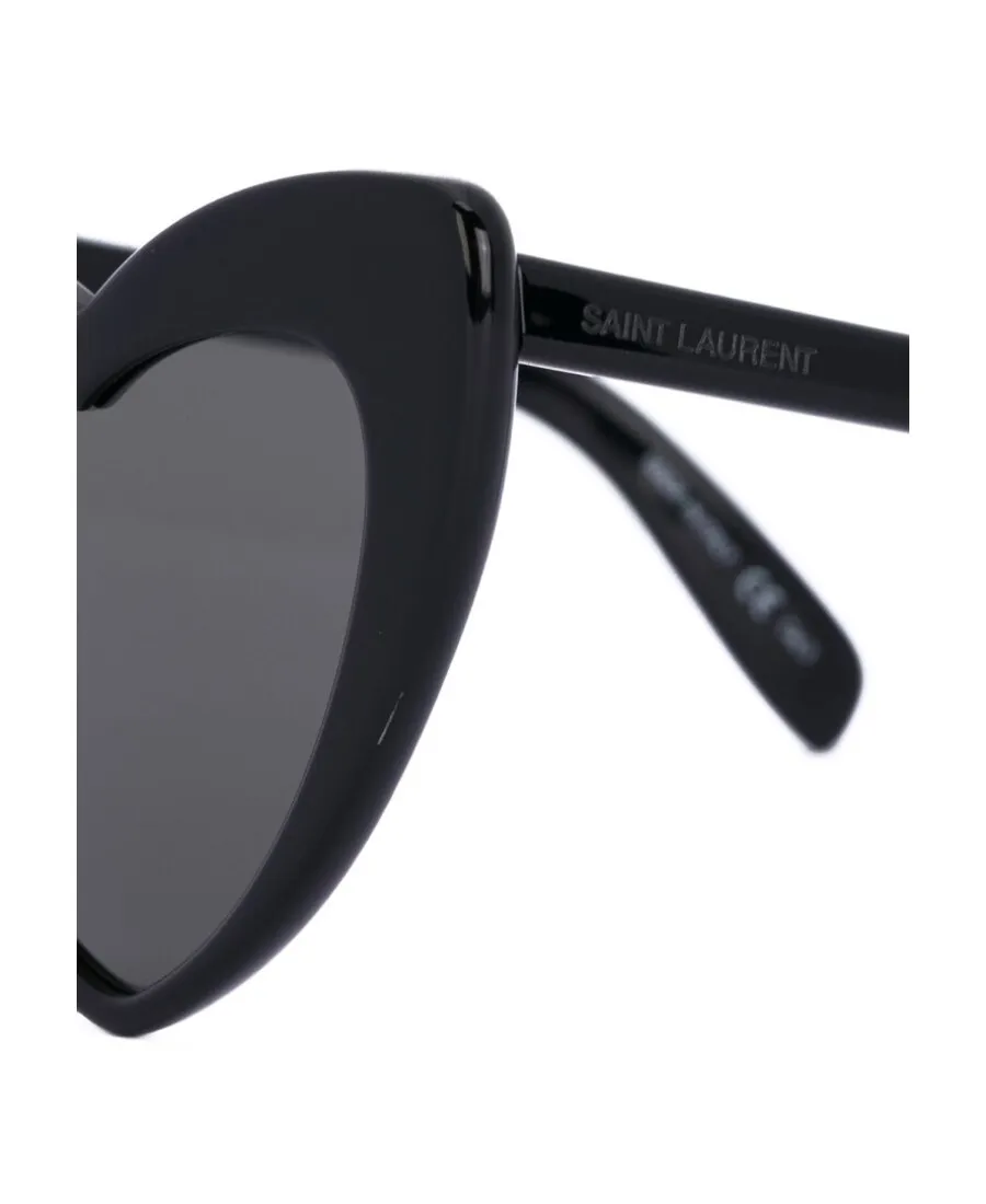 Saint Laurent Eyewear Loulou Heart-Shape Frame Sunglasses