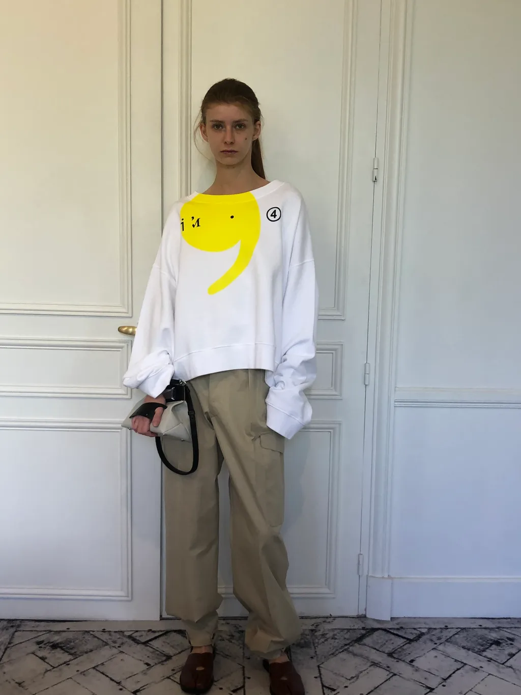 Apostrophe Logo-Print Sweatshirt