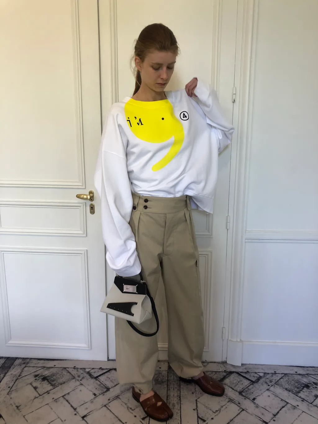 Apostrophe Logo-Print Sweatshirt