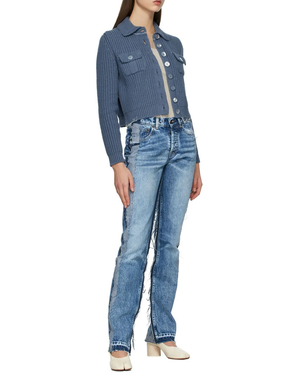 Maison Margiela Spliced Patchwork Jeans