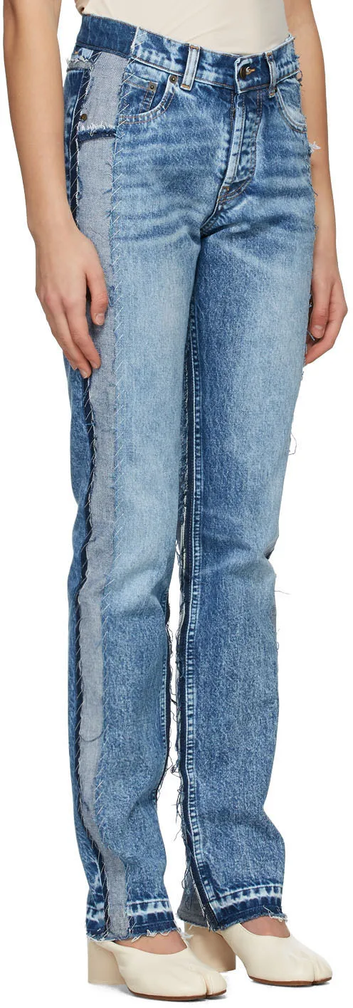 Maison Margiela Spliced Patchwork Jeans