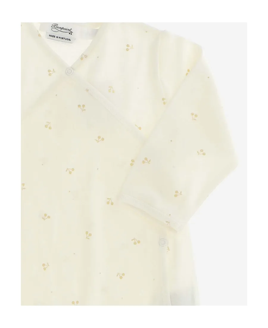 Cherry Print Wrap Pyjamas