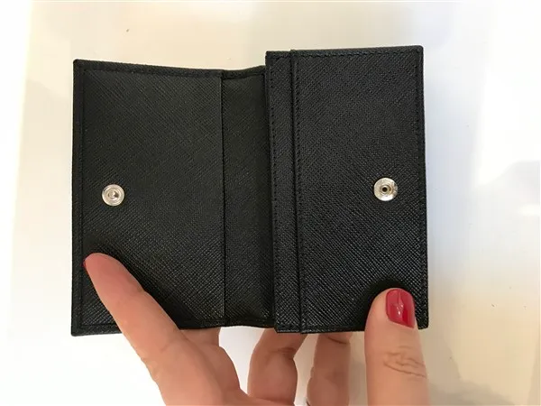 Saffiano Leather Card Holder