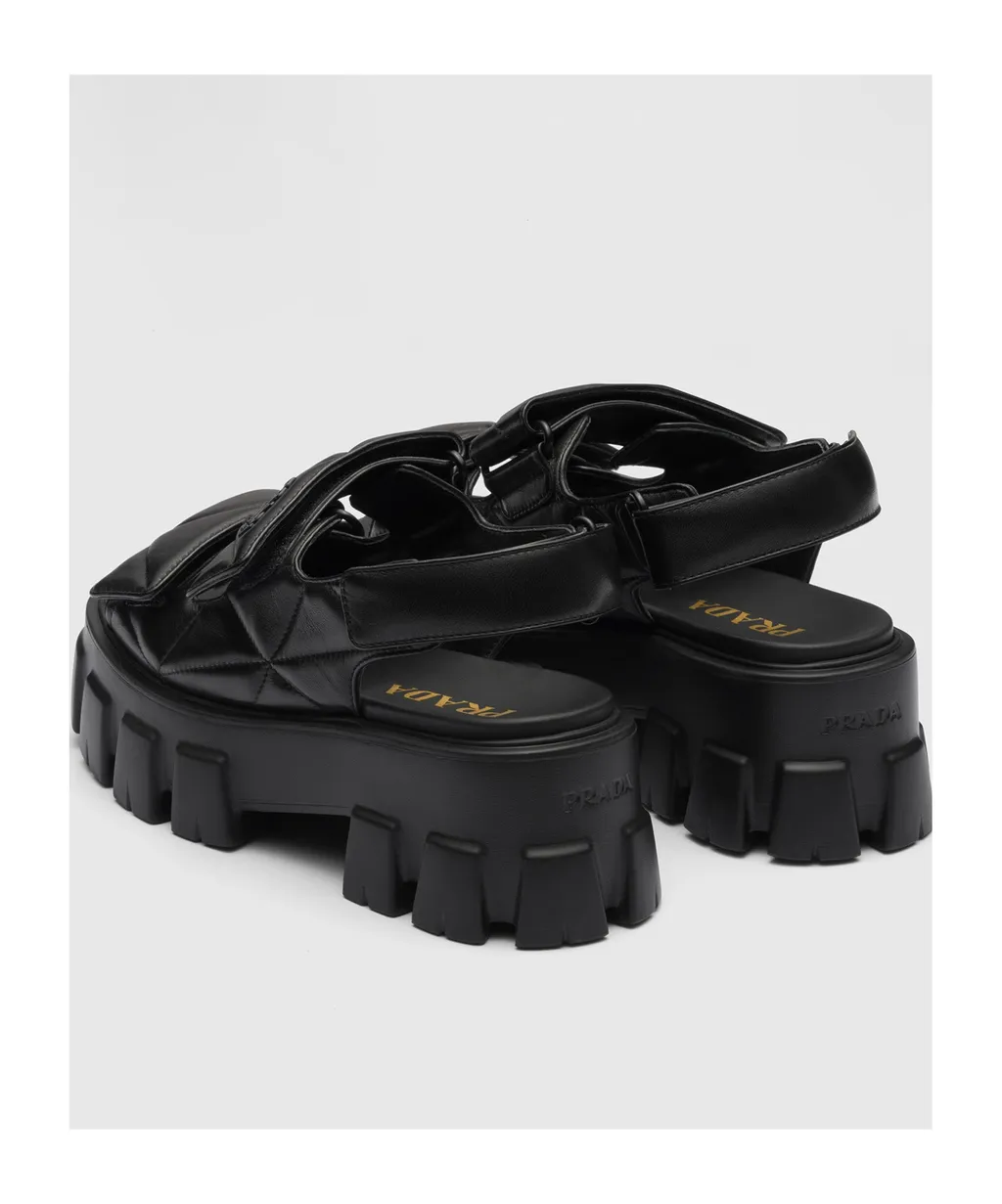 Monolith Nappa Leather Sandals