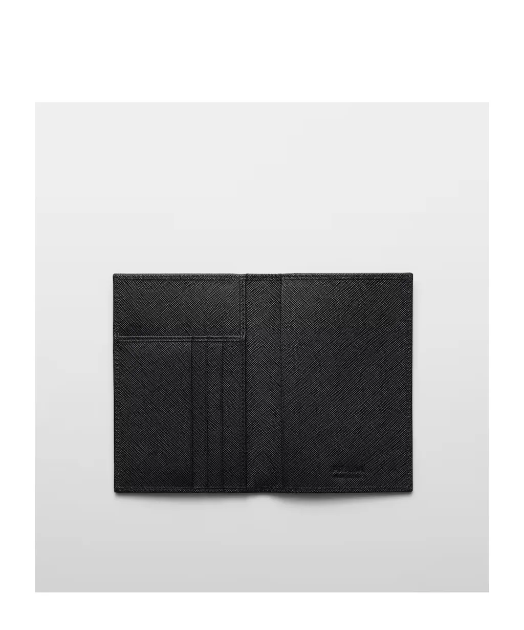 Prada Triangle-Logo Bi-Fold Wallet
