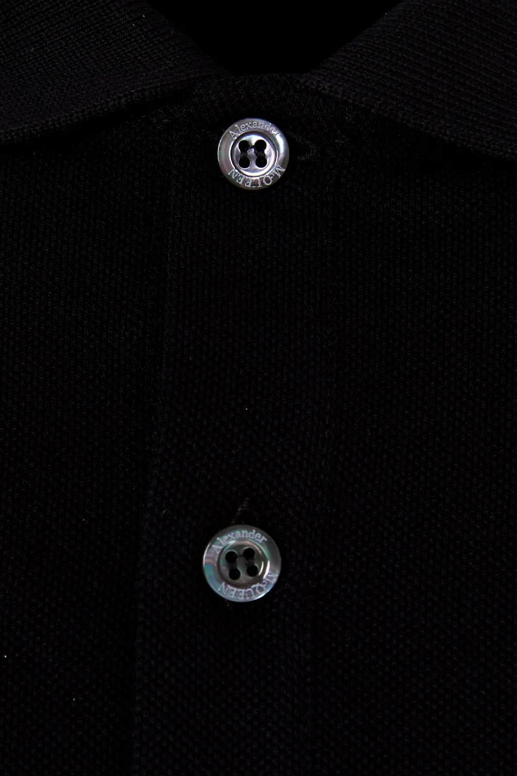 Alexander Mcqueen Skull Patch Polo Shirt