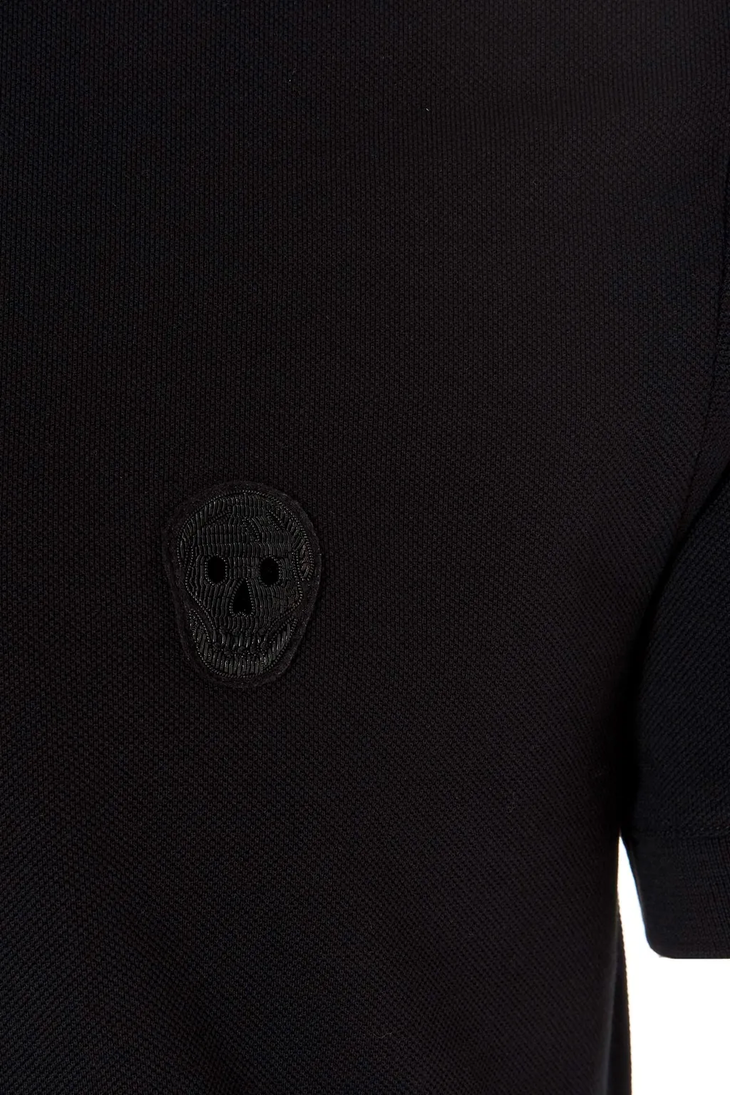 Alexander Mcqueen Skull Patch Polo Shirt