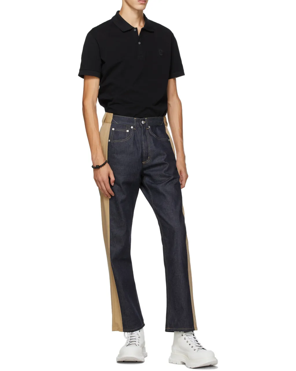 Alexander Mcqueen Skull Patch Polo Shirt