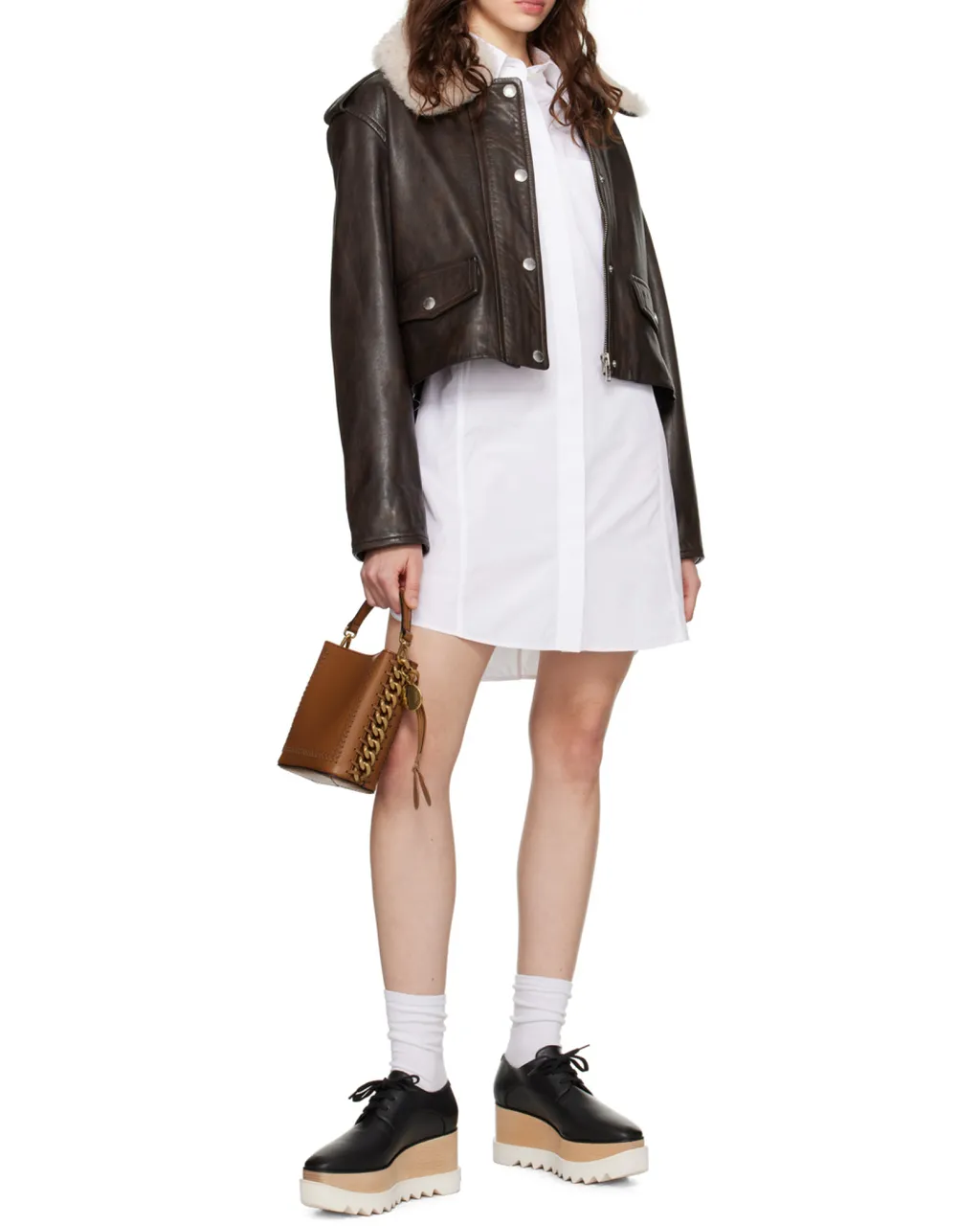 Stella Mccartney Elyse Lace-Up Platform Shoes