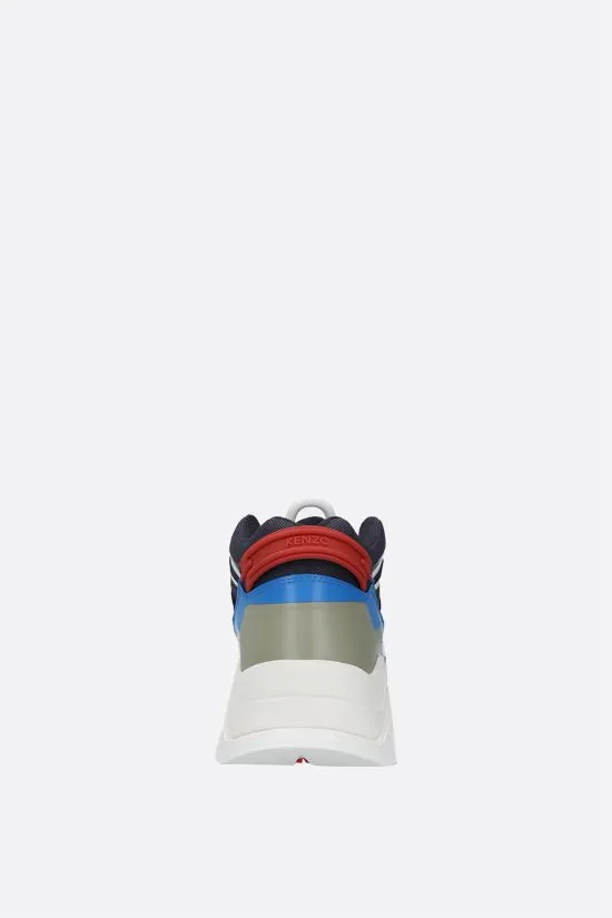 Kenzo Inka Color-Block Lace Up Sneakers