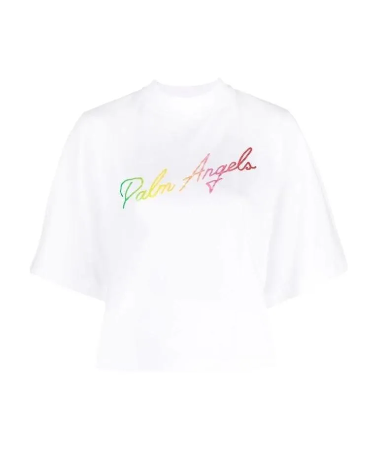 Miami Logo Cropped T-Shirt