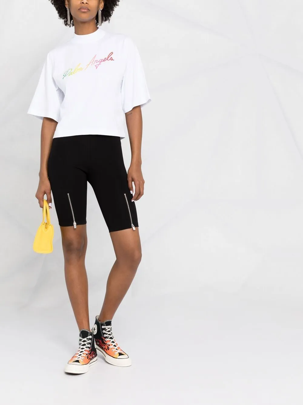 Miami Logo Cropped T-Shirt