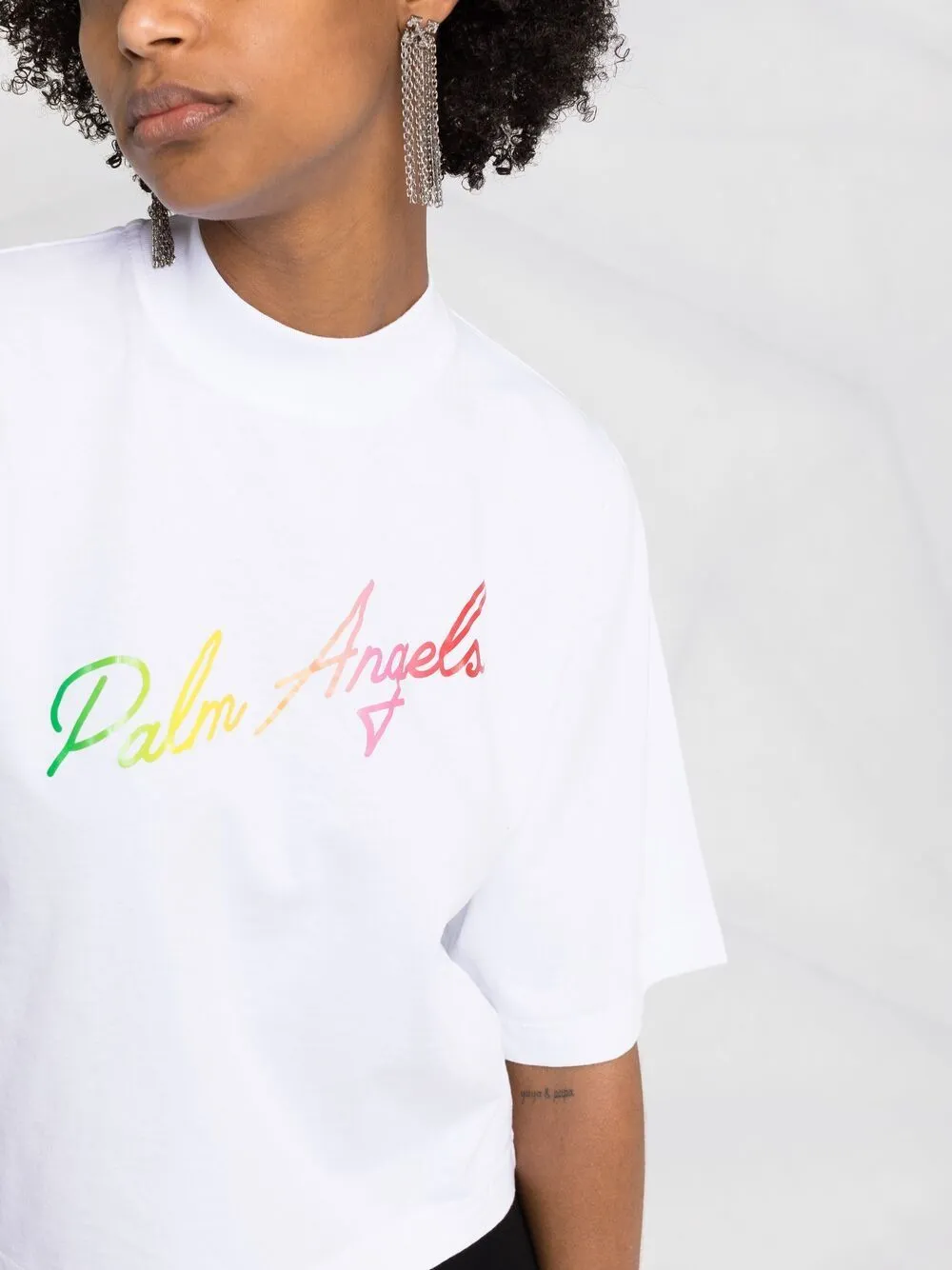 Miami Logo Cropped T-Shirt
