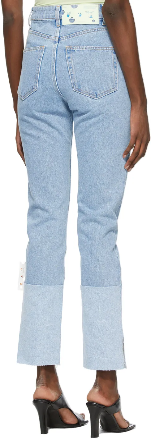 High-Rise Straight-Leg Jeans