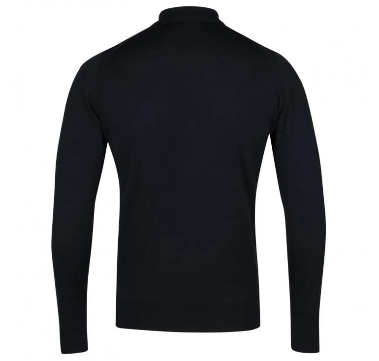 John Smedley Belper Long-Sleeved Polo Shirt