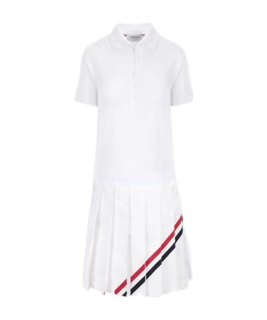 Rwb-Stripe Polo Dress