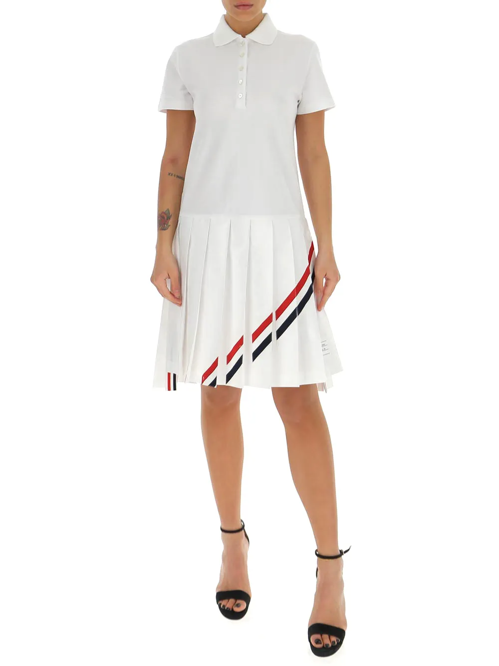 Rwb-Stripe Polo Dress