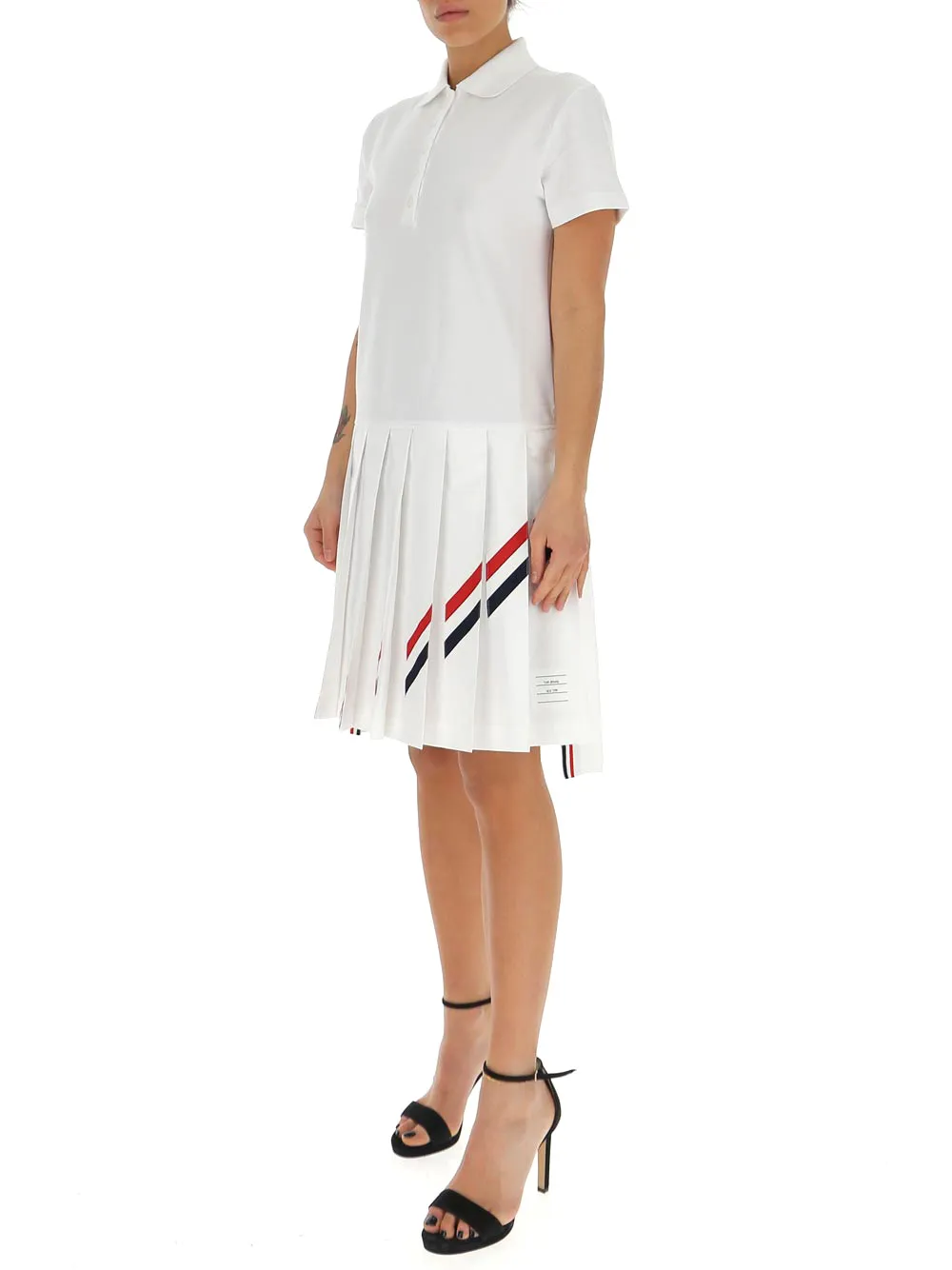 Rwb-Stripe Polo Dress