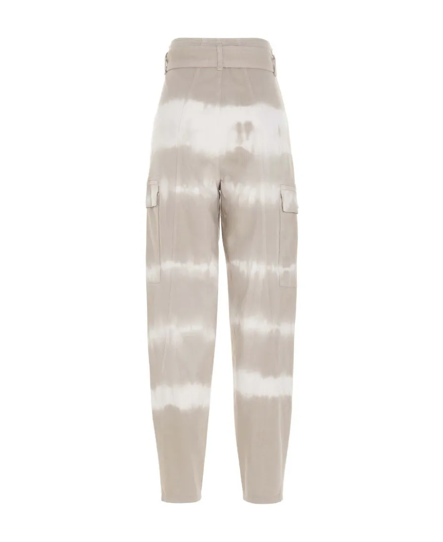 Stella Mccartney Tie-Dye Belted Cargo Pants