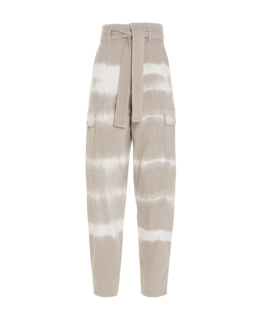 Stella Mccartney Tie-Dye Belted Cargo Pants