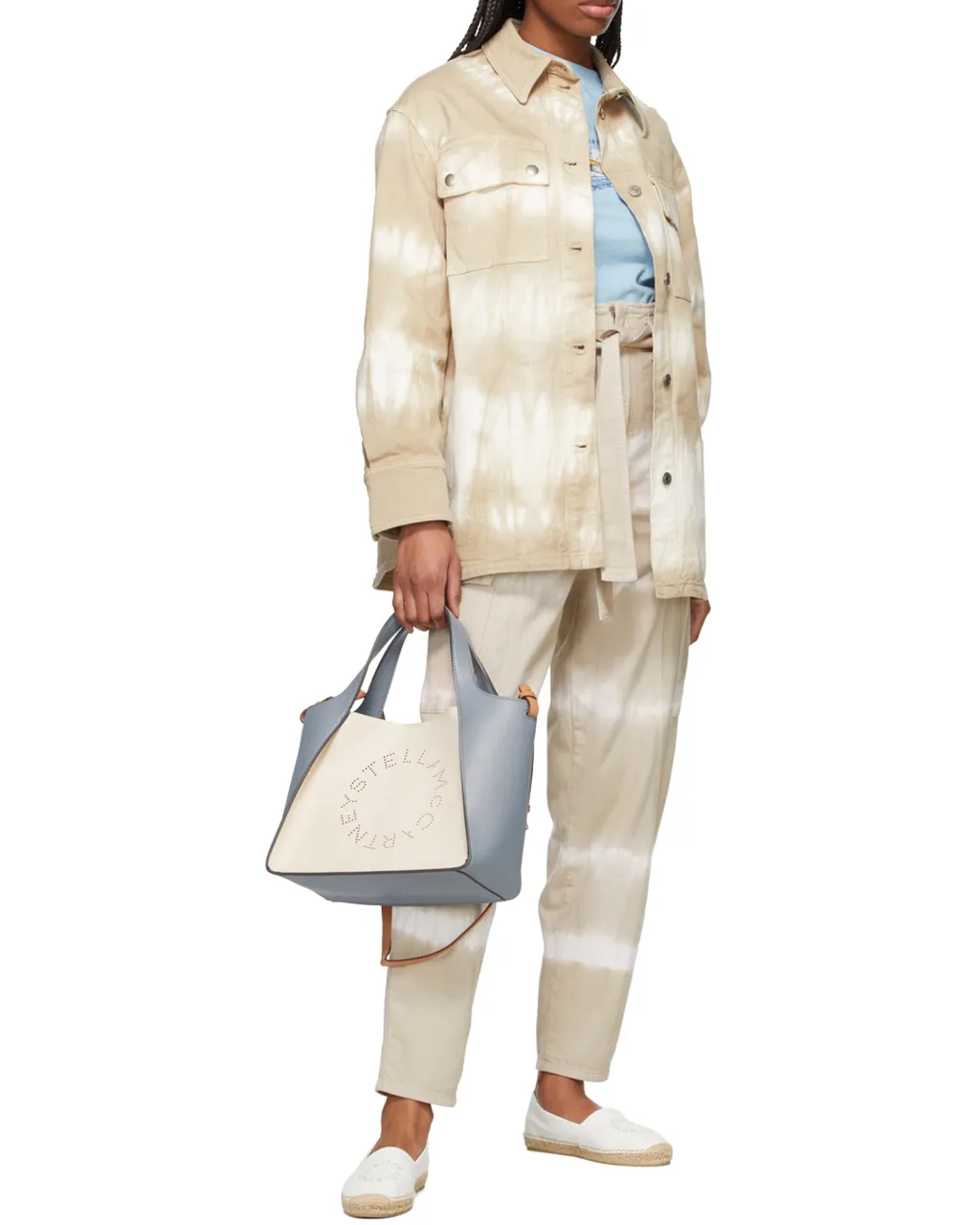 Stella Mccartney Tie-Dye Belted Cargo Pants