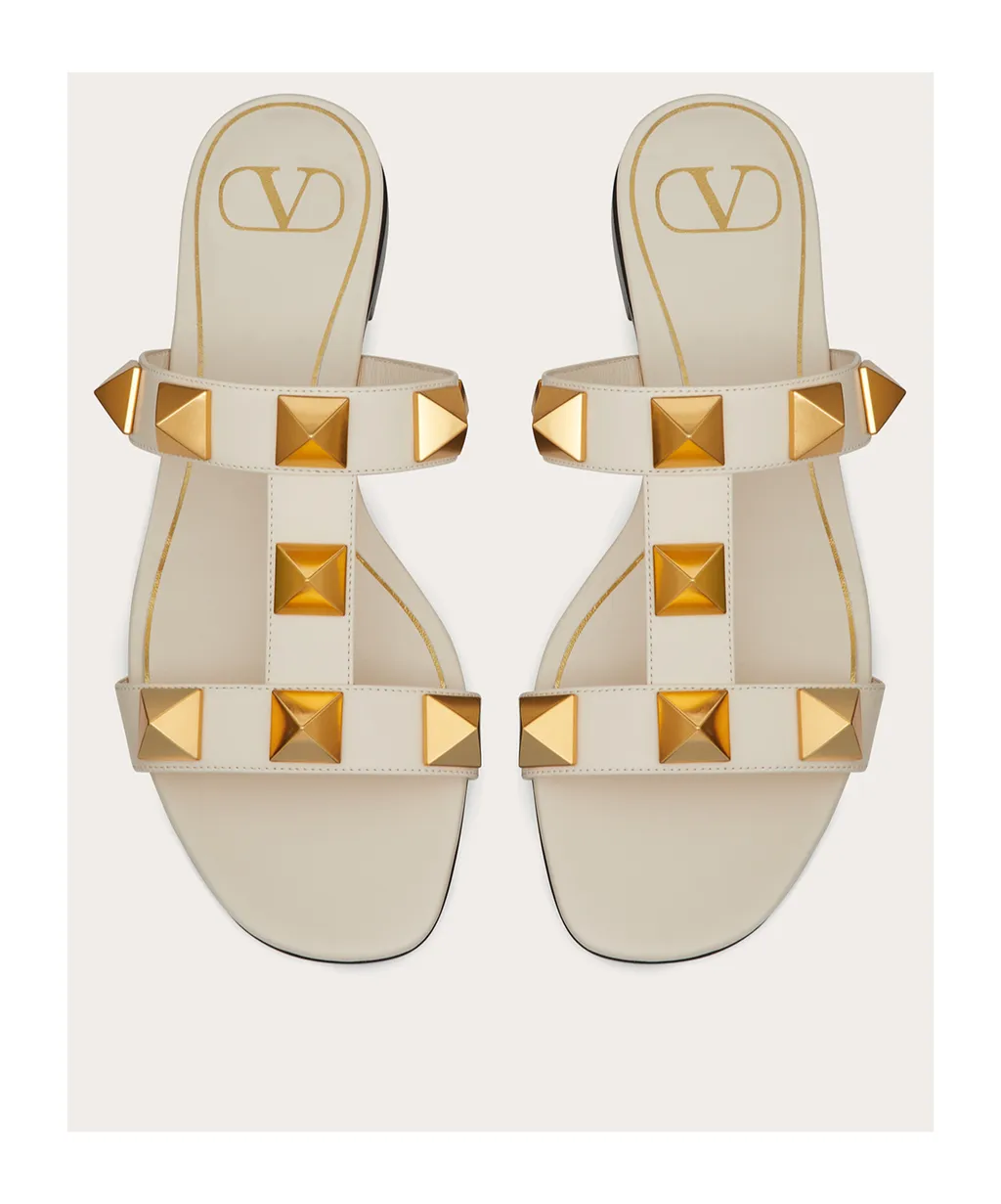 Valentino Garavani Roman Stud Slip-On Sandals