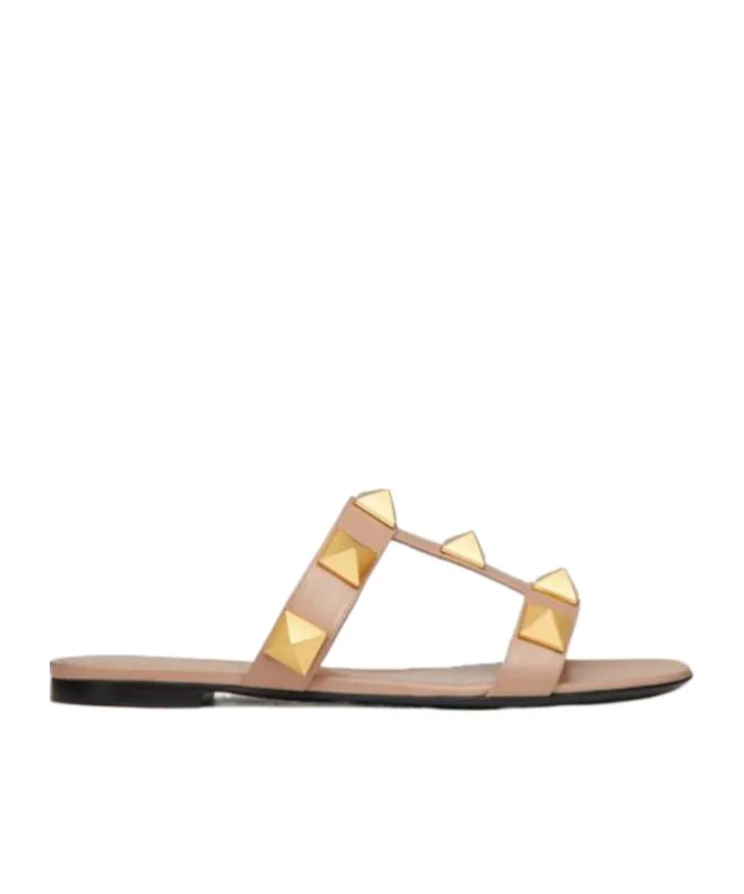 Valentino Garavani Roman Stud Flat Sandals