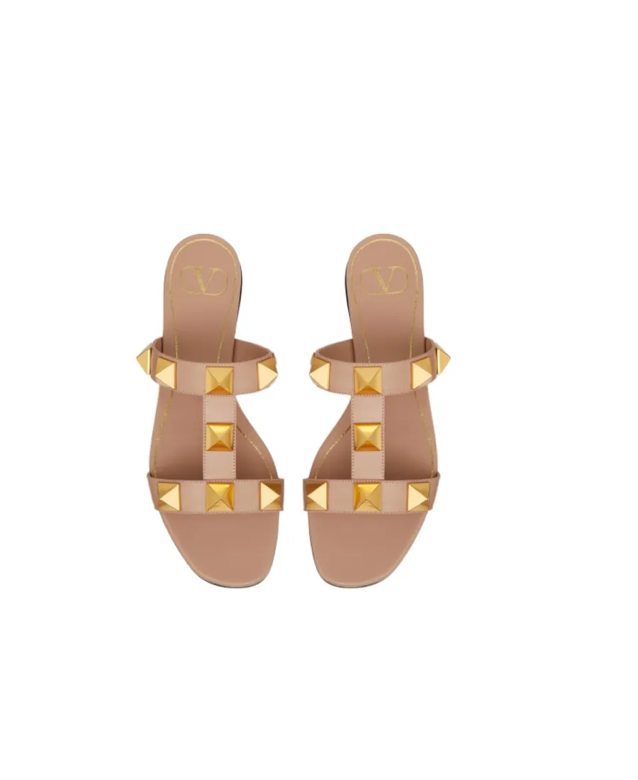 Valentino Garavani Roman Stud Flat Sandals
