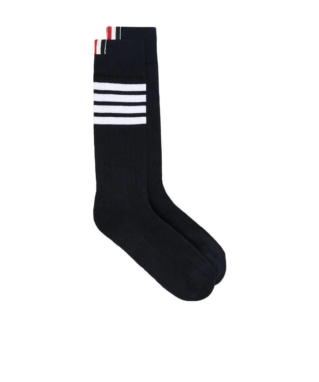 Thom Browne 4-Bar Striped Socks
