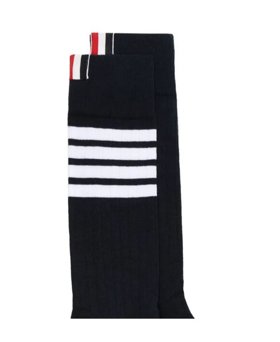 Thom Browne 4-Bar Striped Socks